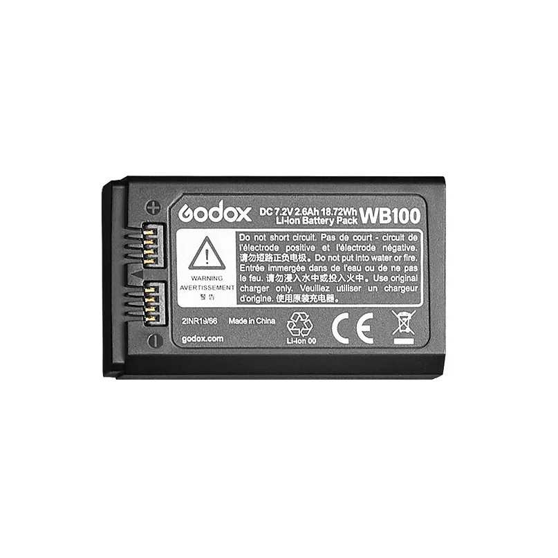 Godox aksesuaras WB100 Baterija AD100pro AD100 pro Kišenėje Flash