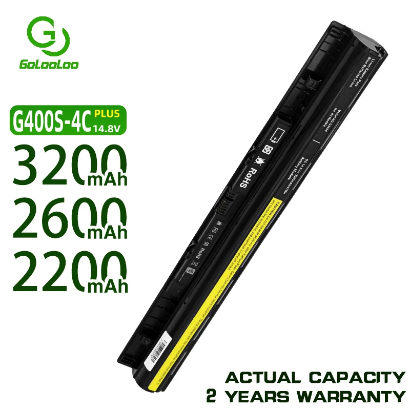 Golooloo Nešiojamas Baterija L12M4E01 L12L4A02 Lenovo IdeaPad G400s G405s G410s G500s G505s G510s S410p S510p Z710 Z50-70 G50-45