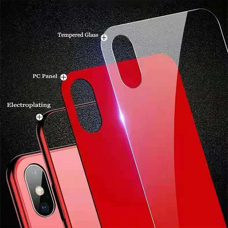 Grūdintas Stiklas Case For iPhone 11 12 Pro Max XS XR X 8 7 6 6s Plus SE 2020 Ultra Plonas Plonas Danga Apsauginė Telefono Coque Fundas