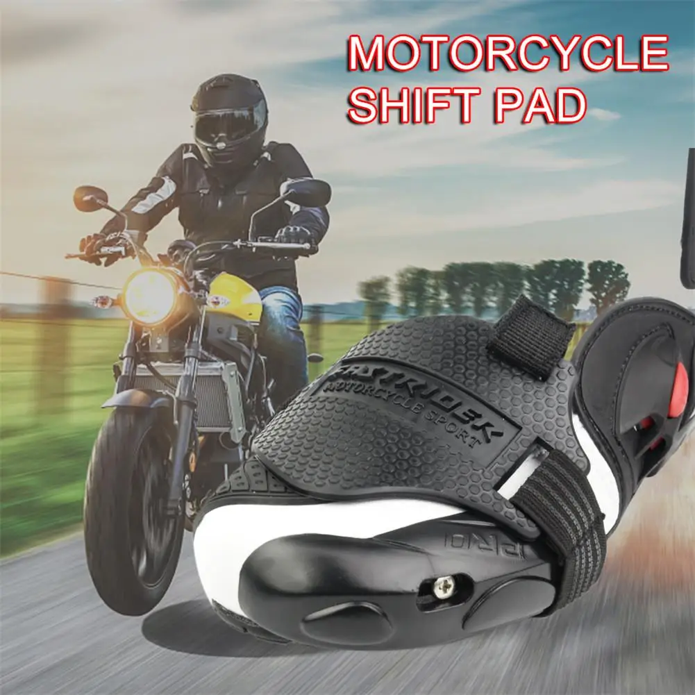 Gumos Motociklo Batai, Apsauginiai Pavarų Perjungimo Mygtukai Moto priešslydžio sistema Pavarų Shifter Lengvas Įkrovos Padengti Shifter Apsaugai Raštas