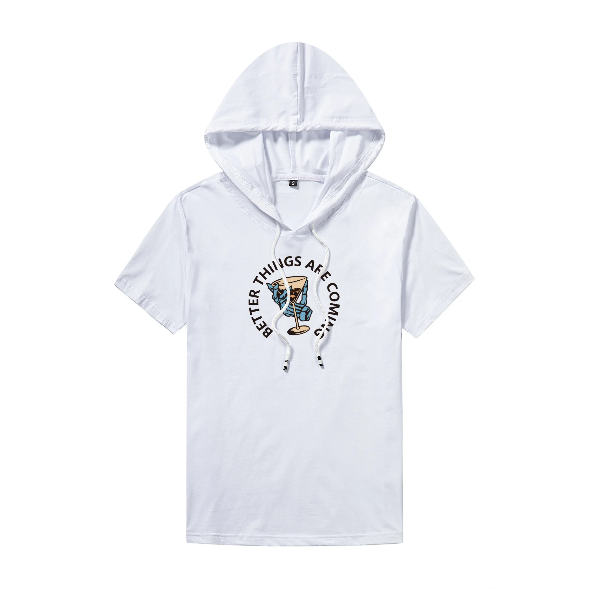 Hip-Hop Streetwear TShirts Vyrų Gobtuvu Visą Spausdinimo Trumpomis Rankovėmis Vasarą Reperis Harajuku Prarasti Havajų Korėjos Tee Marškinėliai Camisa