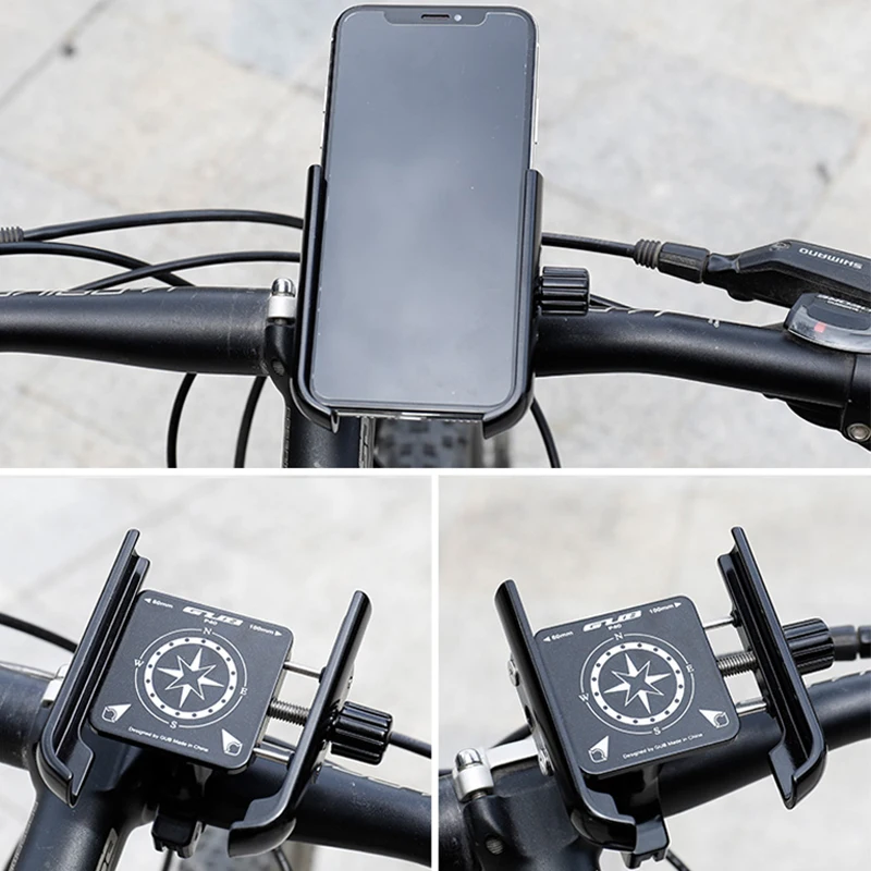HSSEE 2021 Dviračių telefono turėtojas sutirštės aliuminio lydinio, 360°besisukantis dviratį telefono turėtojas kelių dviratį MTB motociklo telefono turėtojas