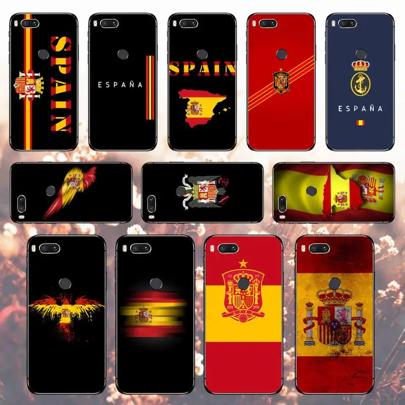 Ispanijos herbas, Vėliava Telefoną Atveju Xiaomi Redmi 8 9 9t 5plus 9se k20 mi8 max3 lite 9 pastaba 6 8 9t 9s 10 pro