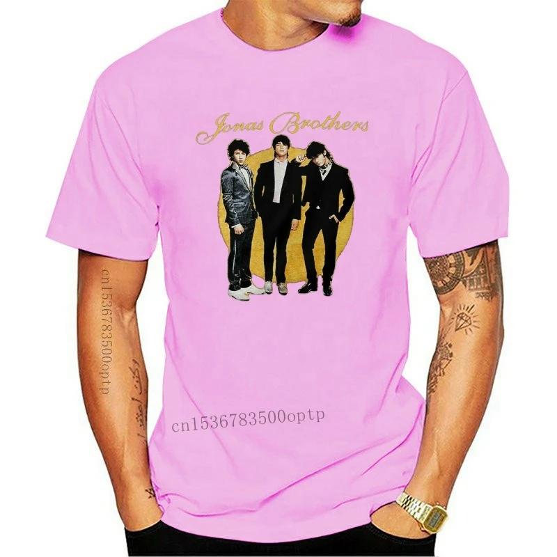 Jonas Brothers Koncertas T-shirt Nuo 2008 m., Kelionių Marškinėliai Juodos Medvilnės Marškinėlius Unisex