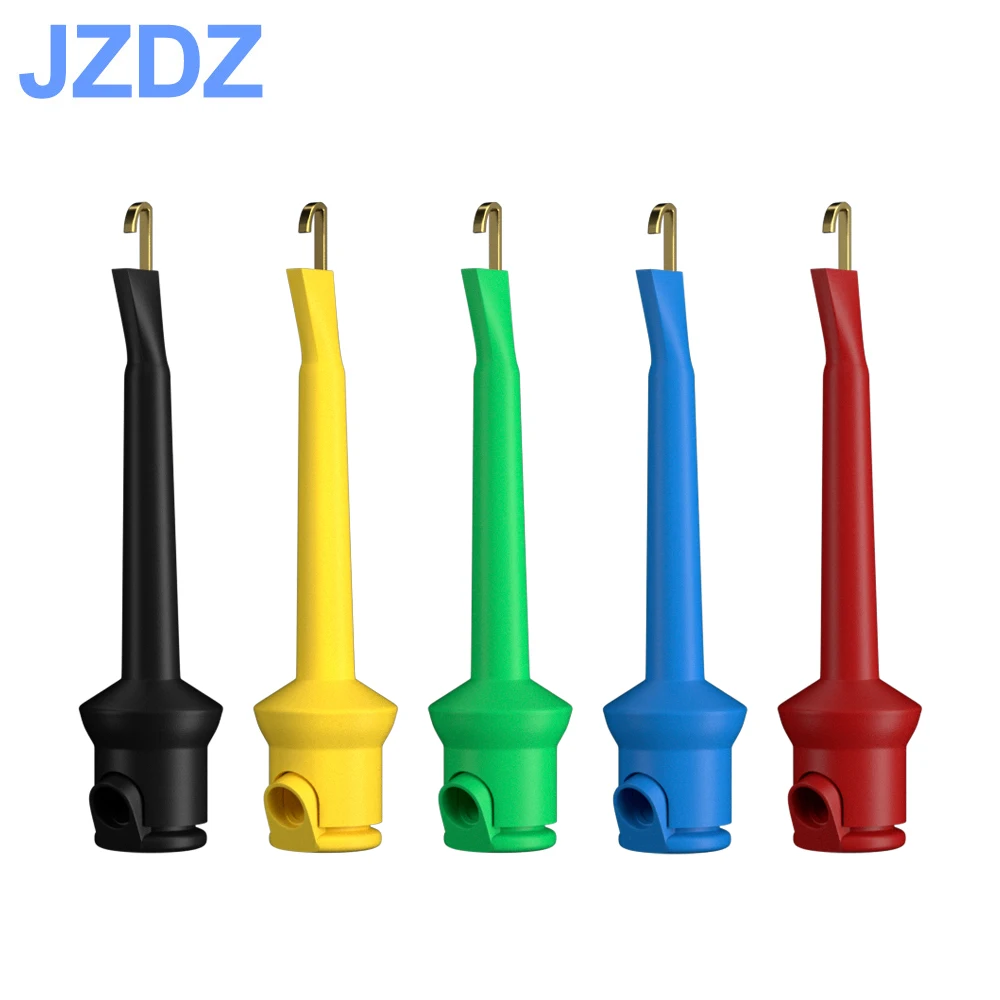 JZDZ 5vnt/set bandymo įrašą išbandyti įrašą/ kablys Multimetras Bandymas Sukelti kabelis 1m ilgio 5 spalvų J. 70034