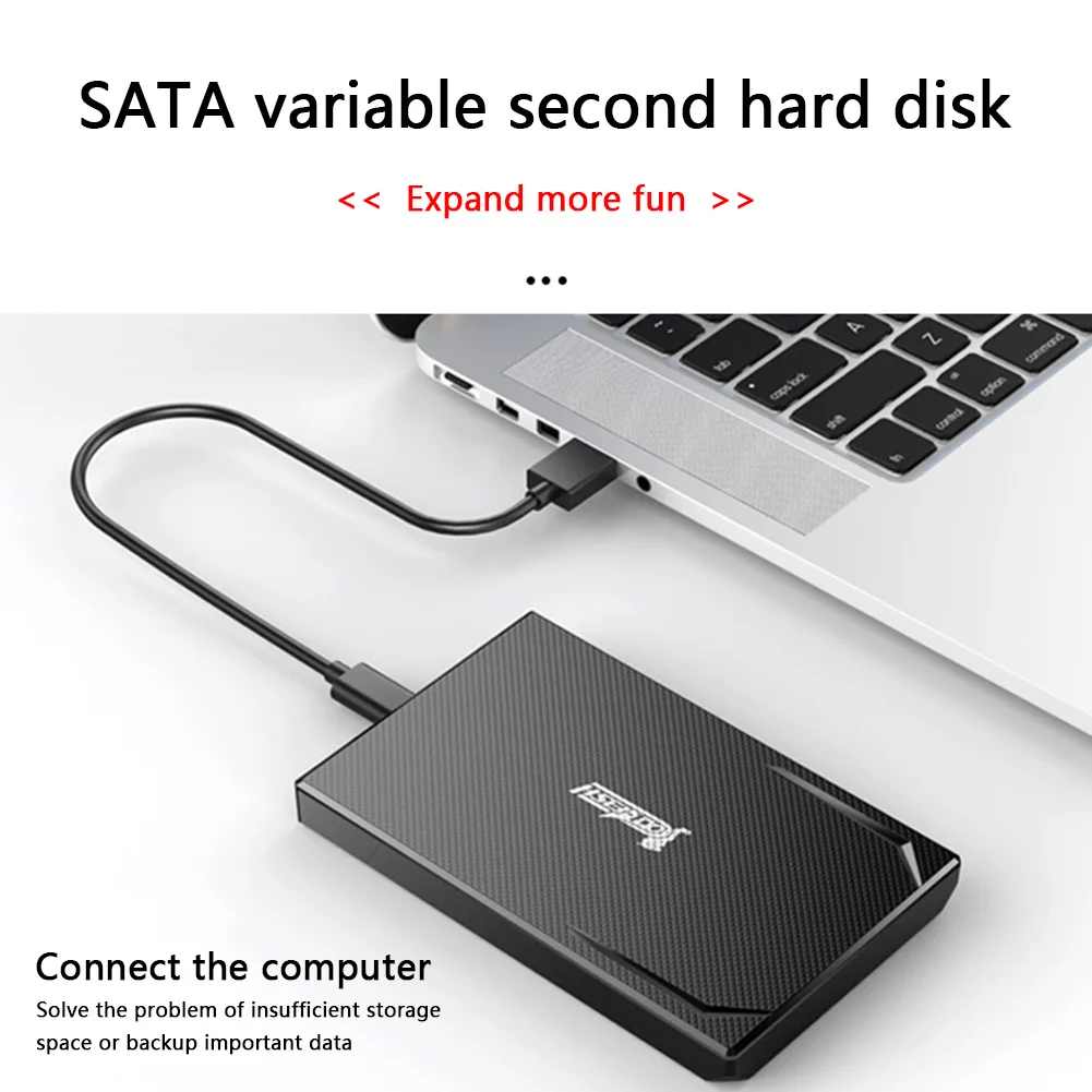 K801 Išorinį Kietąjį Diską Talpyklos HDD SSD Atveju Office USB 3.1 C Tipo su SATA 2.5 colių Rūpintis Kompiuterių Reikmenys