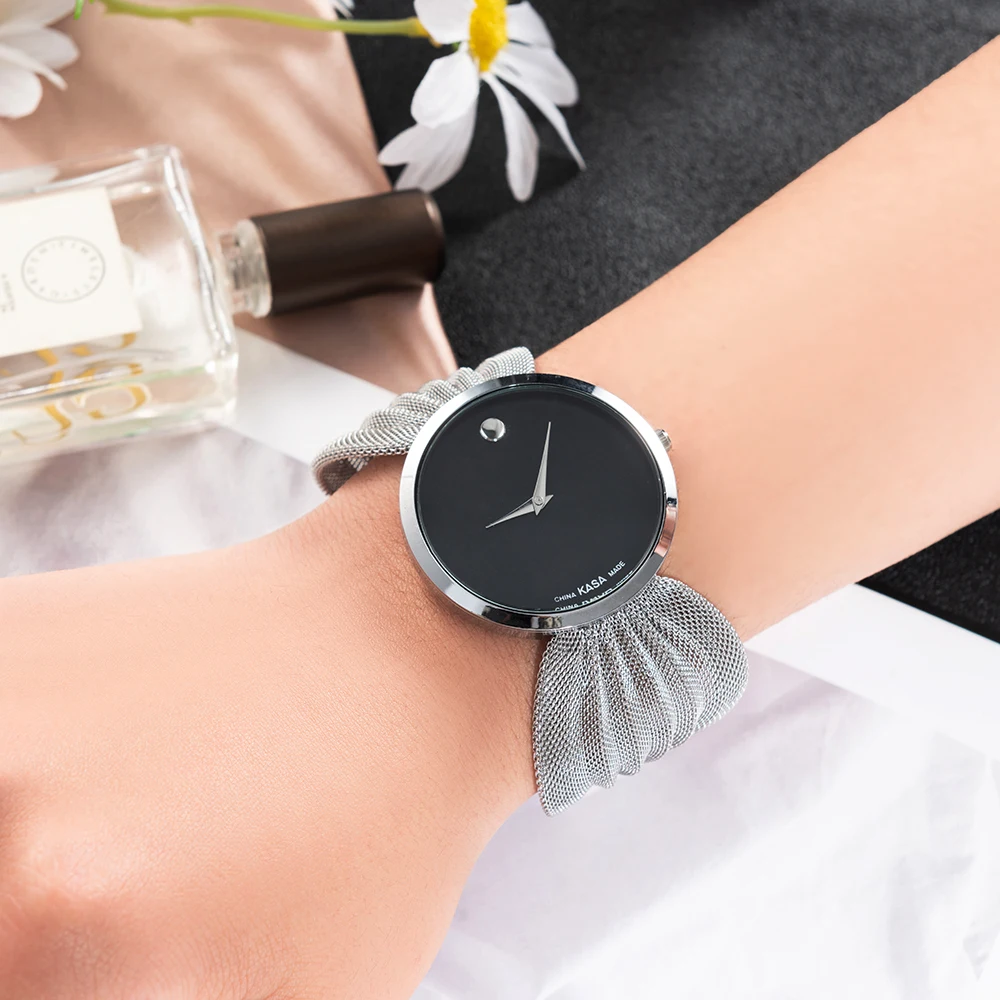 Karšto Pardavimo Naujo Dizaino Aukso Black Laikrodžiai Moterims Europos/Amerikos Mados Prabangių Apyrankė Paprasta Drugelis Lady Kvarco Žiūrėti