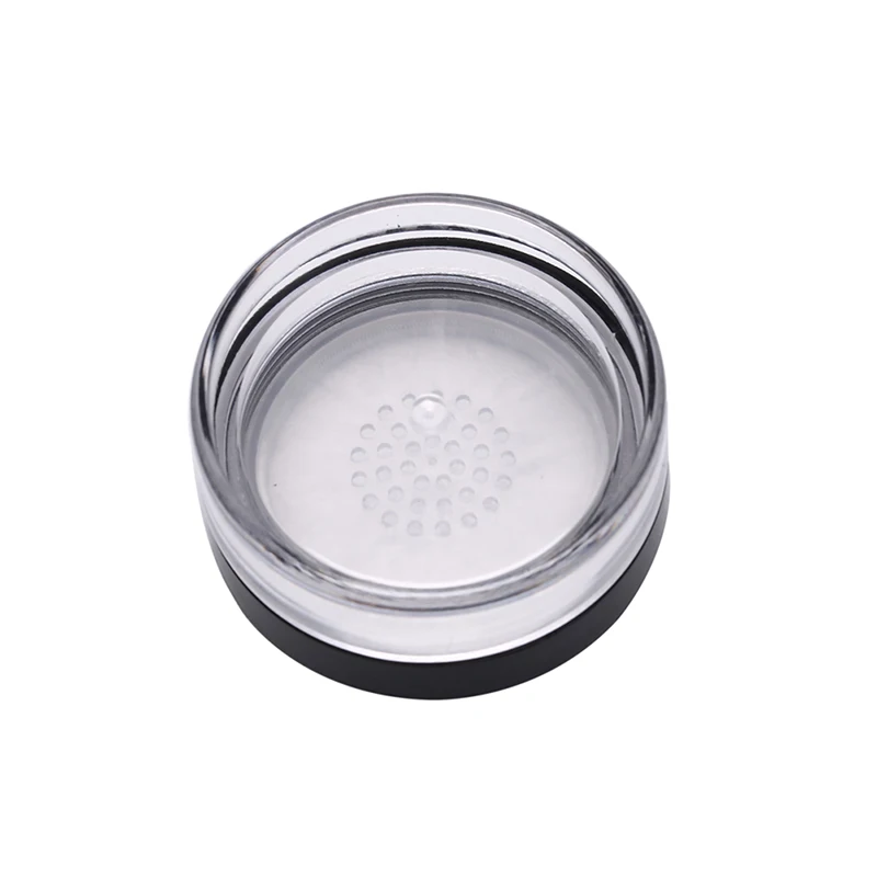 Kelionės 10g Plastiko Tuščias Kosmetikos Konteinerių Kelionės Naujas biri pudra Jar Powder Puff Dėžės