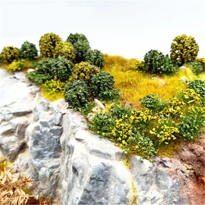 Krūmų Augalija Karinės Modeliavimas Scena Smėlio Lentelė Kraštovaizdžio Medžio Modelį, Mater,Miniatiūrinės Puošybos