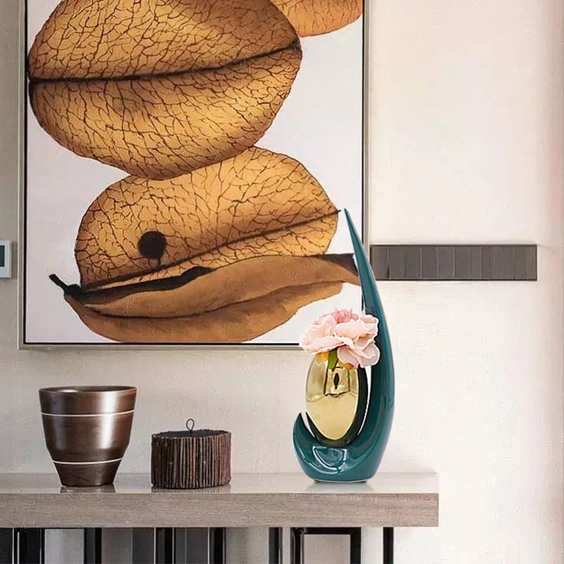 Kūrybos Morandi Keraminiai Glazūruoti Gėlių Vaza Hydroponic Prietaiso Europos Darbalaukio Ornamentu Namų Dekoro Priedai