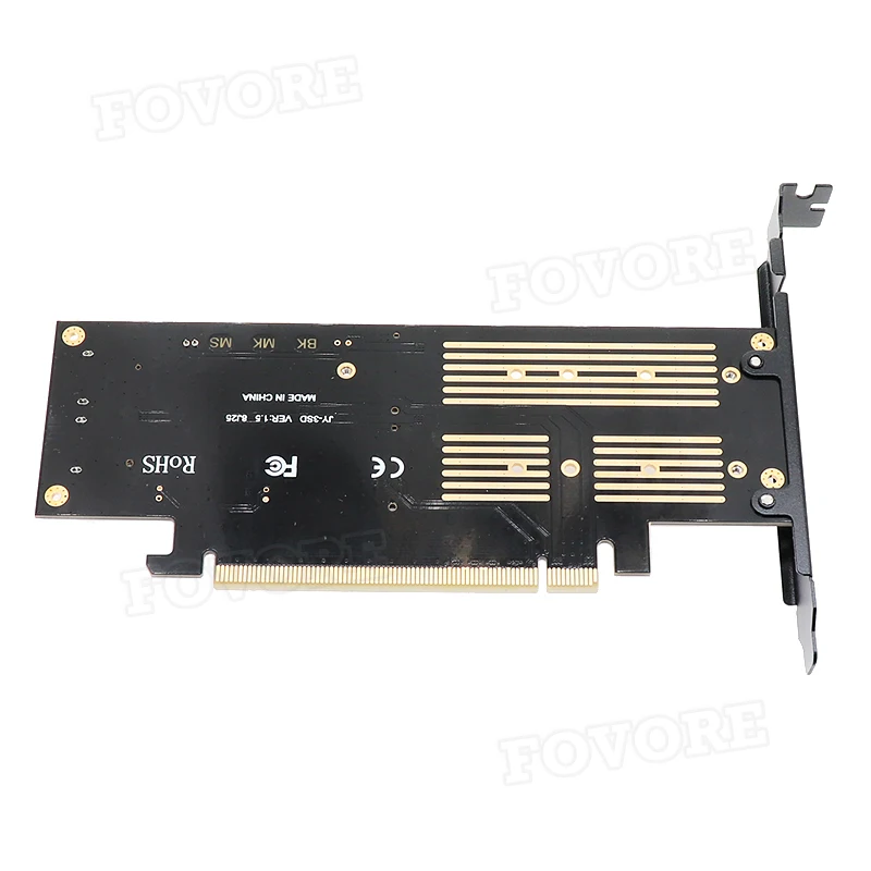 M2 NVMe SSD NGFF, kad PCIE 3.0 X16 Adapteris M Mygtukas B Mygtukas mSATA 