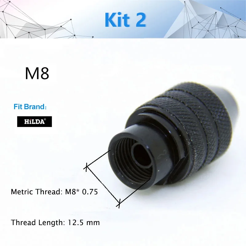 M8/M7 Mini gręžimo Griebtuvas aksesuaras Dremel rotacinis įrankis ir mini šlifavimo, gręžimo griebtuvas 0.5-3.2 MM Greičiau Bitų Apsikeitimo dremel accessoy