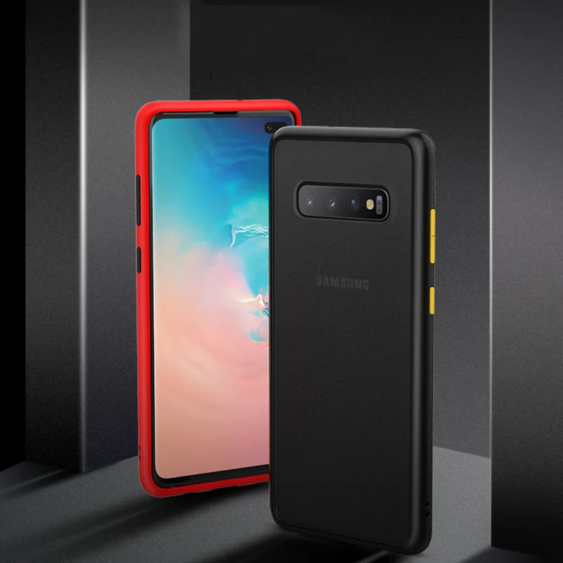 Matinis Telefono dėklas Samsung Galaxy S30 A42 5G S20 S21 FE Ultra Plus Silikono Mygtukai Sunkiųjų Apsauga, Skaidri VNT Galinį Dangtelį