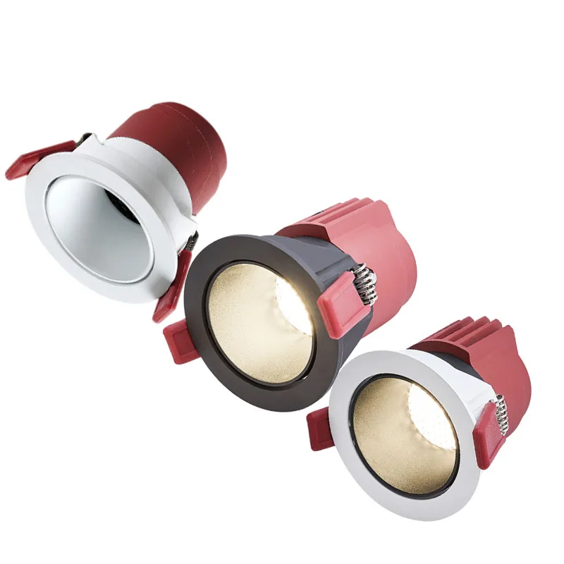 Medaus Lizdą Objektyvas Anti-Glare LED Embedded Downlight 7W 10W12W15W 25W 35W Kampo Reguliuoti Lubų Apšvietimas, Virtuvė, Gyvenamasis Kambarys