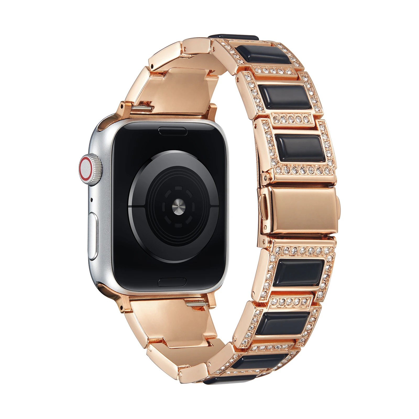 Metalo diržu, Apple watch serijos 6 se 5 4 3 2 1 dirželis Iwatch dirželis diamond dirželis opal prabanga flash akmens 38mm 40mm 42mm 44