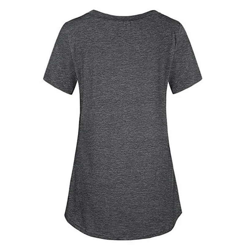 Moterų Motinystės Krūtimi Tee Slaugos Viršūnes Vientisos Spalvos Trumpomis Rankovėmis T-Shirt Marškinėliai