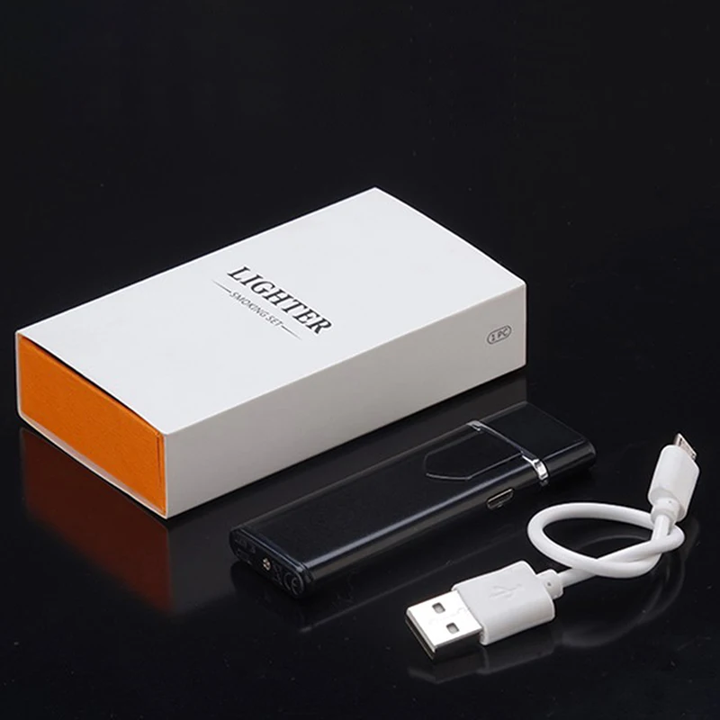 Nauja Mini Slim Elektros USB Nešiojamas Kišenėje Lengvesnis Aliuminio Įkrovimo Vėjo