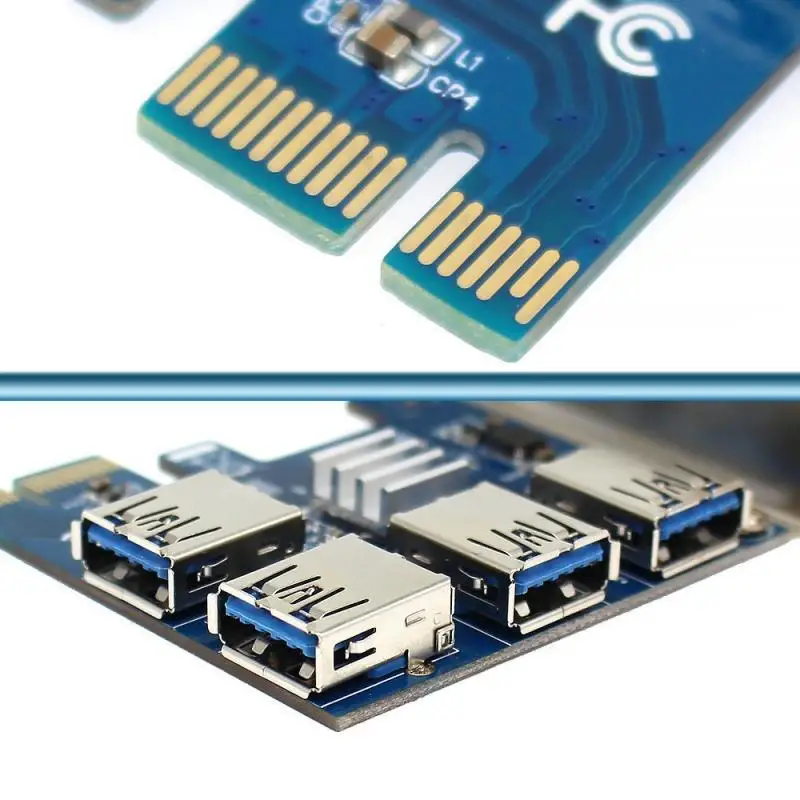 Nauja PCI-E nuo 1 Iki 4 PCI-E Adapterį, 1 Posūkis 4 PCI-Express 