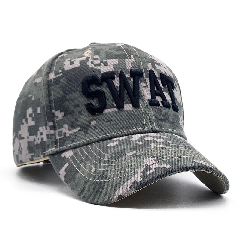 Naujas Camo SWAT Beisbolo kepuraitę Vyrai Lauko Kariuomenės Taktinių Bžūp Medvilnės Reguliuojamas Tėtis Skrybėlę, Paslėpti Džiunglės Kaulų Snapback Gorras