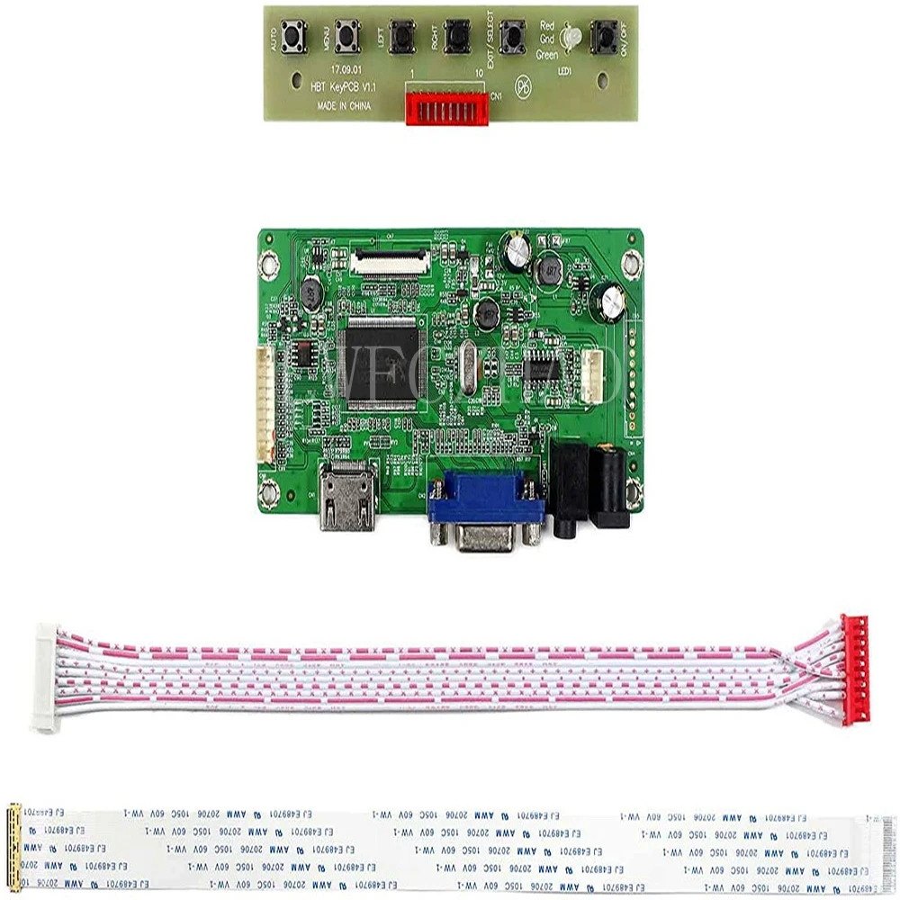 Naujas EDP Kontrolės Valdyba Stebėti Rinkinys LP156WF6-SPK1 HDMI+VGA LCD LED ekrano Valdiklio plokštės Tvarkyklės