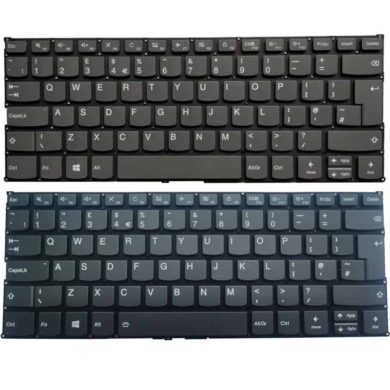 Naujas UK nešiojamojo kompiuterio klaviatūra LENOVO Jogos 730-13IKB 730-13IWL 730-15IKB 730-15IWL