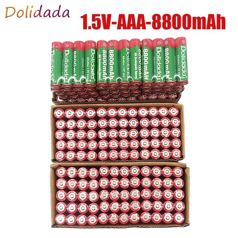 Naujo tipo AAA baterijos 8800 MAH 1,5 V alkaline AAA įkraunama baterija, nuotolinio valdymo žaislas, didelės talpos baterija