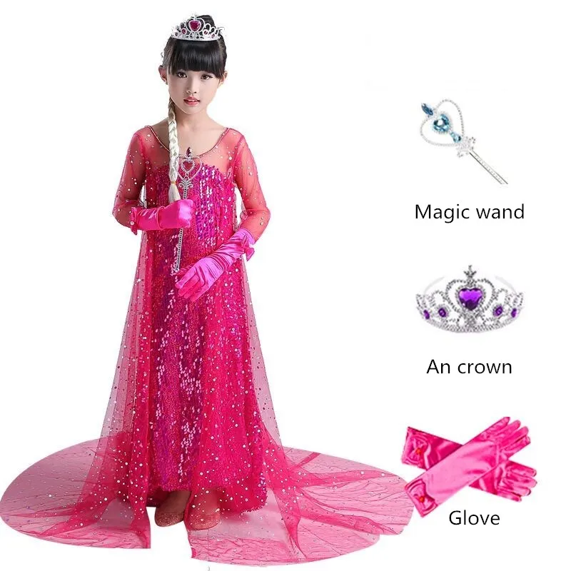Nemokama Laivas Naujas Vaikų Šalis Suknelė China Prabanga Birthday Party Dress Vaikų Drabužių Atostogų Princesė Dėvėti