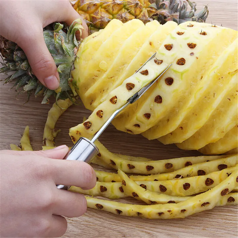 Nerūdijančio Plieno Ananasų Peilis Skustukas Cutter Ananaso Vaisiai Slicer Corer