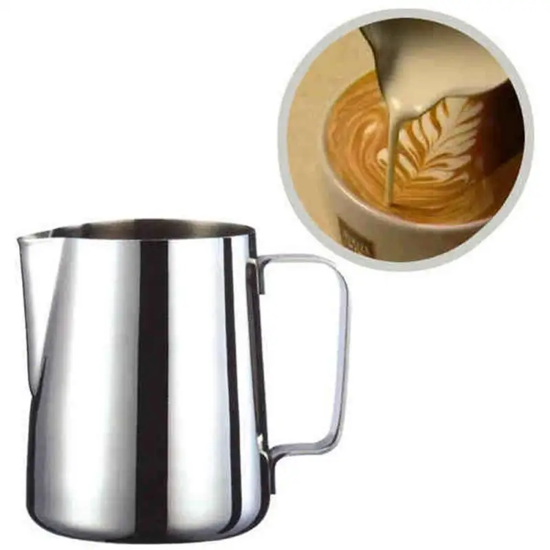 Nerūdijančio Plieno Kavos Putų PitcherPull Gėlių Puodelis Kapučino Pieno Puodą Espresso Puodelis Latte Art Pieno Putų Putų Prekes
