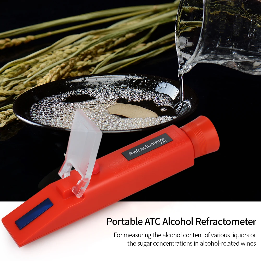 Nešiojamų Alcoholmeter Skaitmeninis Profesinės Alkoholio Testeris ATC Alkoholio Aptikimo Įrenginys Cukraus Koncentracijos vyno Testeris