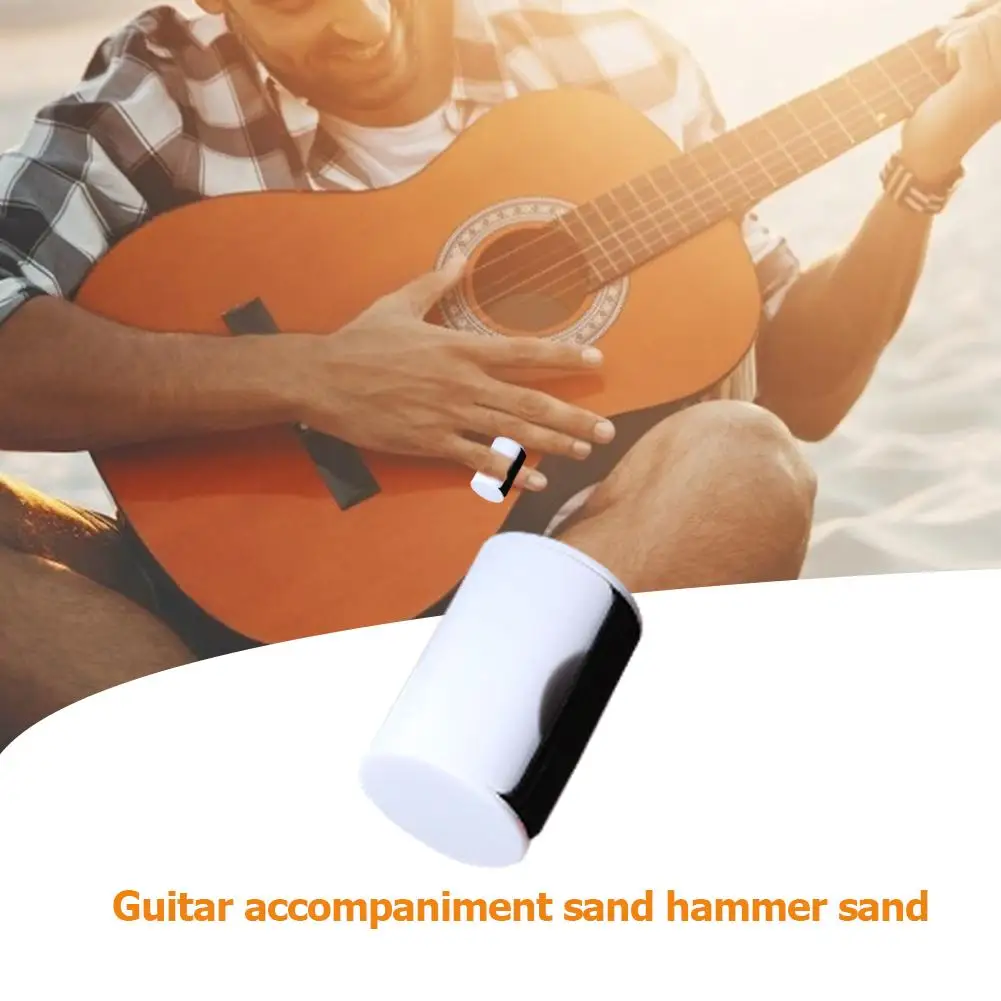 Nešiojamų Gitara, Havajų Smėlio Shaker Plaktuku Pirštą Žiedas Marakai Cabasa Ritmą Nešioti ant Piršto Mini Muzikos Priedai