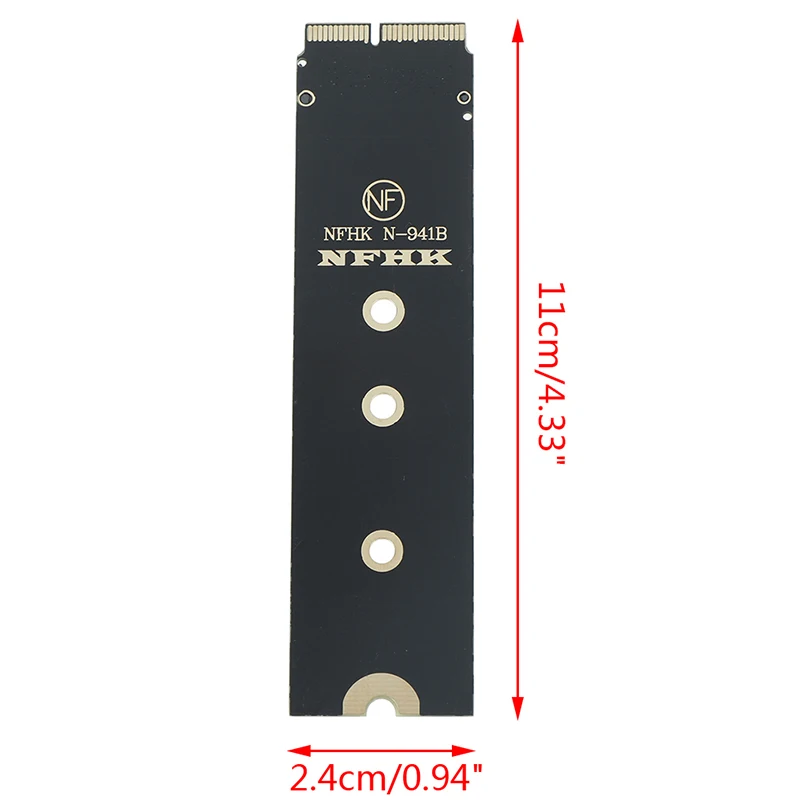 NVMe PCIe M. 2 NGFF SSD Konverteris Adapterio plokštę 2013 m. m. m Macbook Air Pro