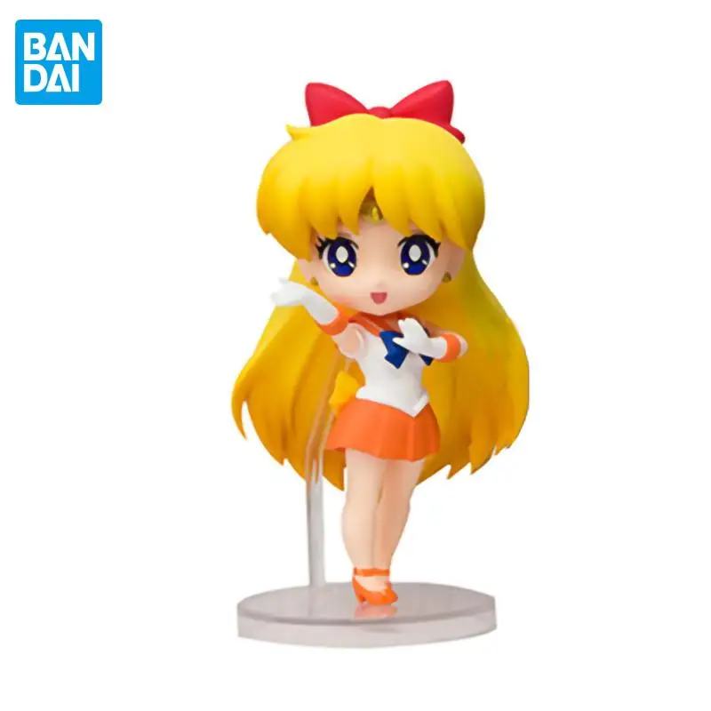 Originalus Bandai Figuarts Mini Sailor Moon Paveikslas 25 Sailor Moon Gyvsidabrio Marsas, Jupiteris Venera Kolekcines, Modelį, Žaislai Berniukams