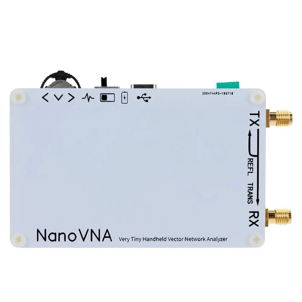 Originalus NanoVNA Vektoriaus Tinklo Analizatorius HF VHF UHF Antena Analizatorius Nuolatinio Bangų Dažnių Diapazonas 50KHz -900MHz Jutiklinis Ekranas