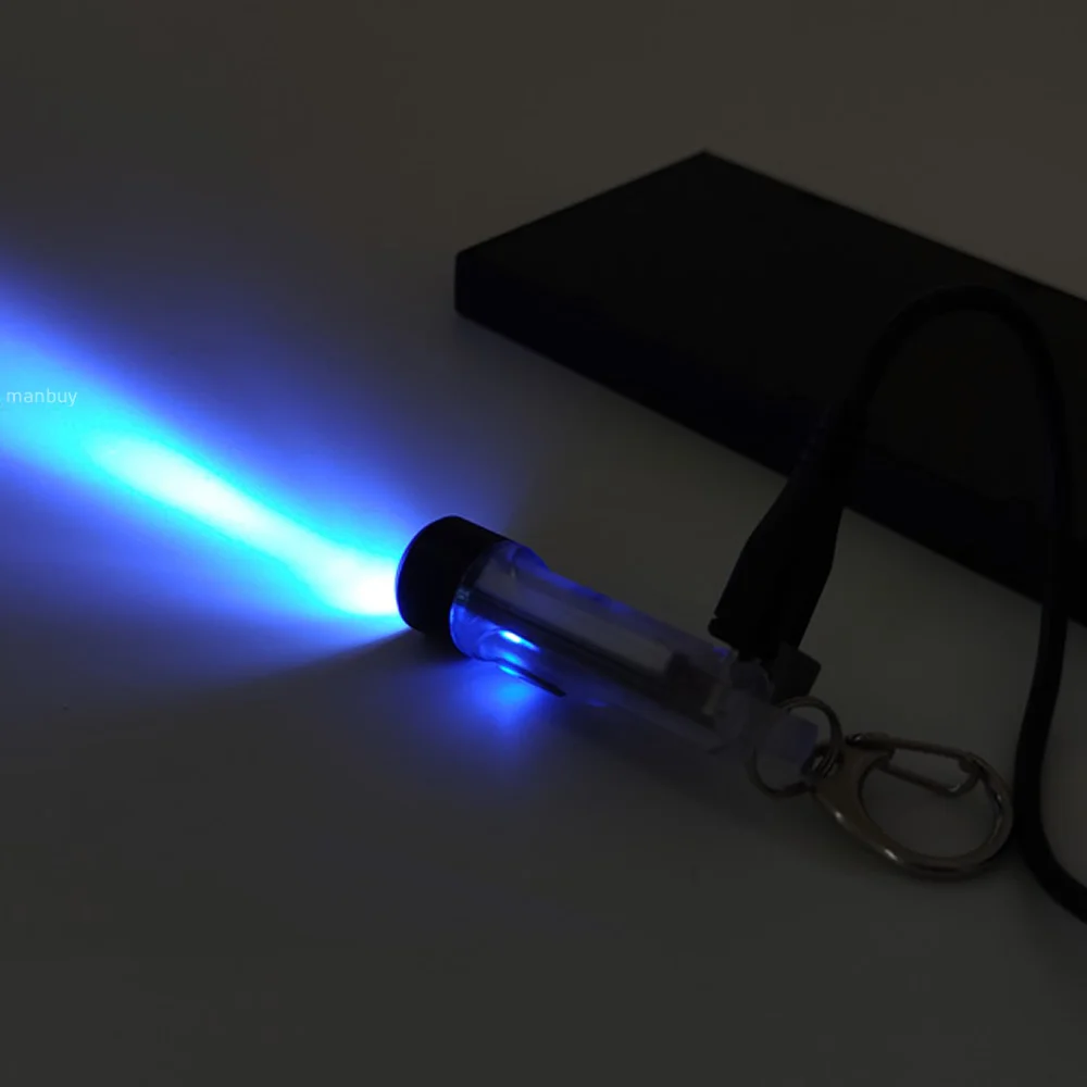 PARDAVIMAS, Nitecore TIKI-UV Mini Futuristinis Pultelio Šviesos UV Versija + Įspėjimas, Mirksi USB Įkrovimo įmontuota Baterija Poket Lempos