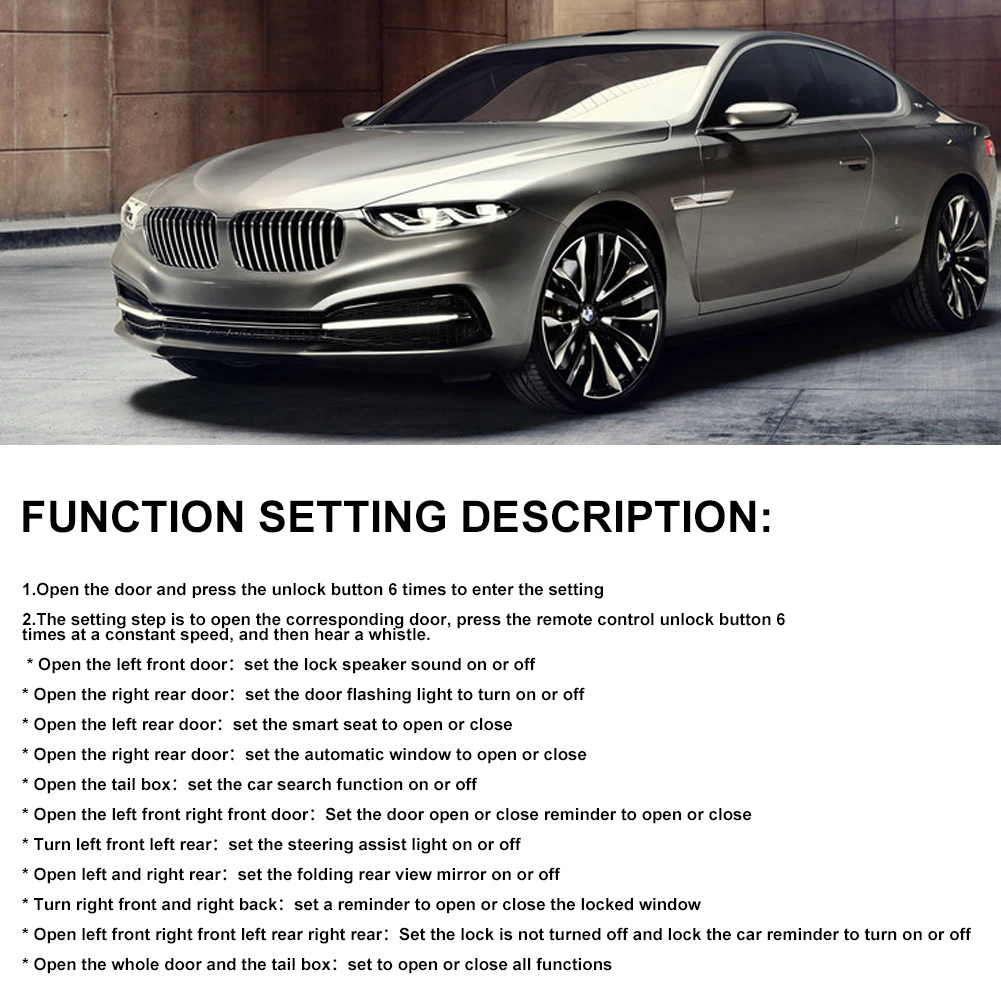 Pažangi Komforto Modulis, Skirtas BMW F/G-Serijos Važiuoklės GSM Atnaujinimo Sistema, Automatinių Langų Pakėlimo Džentelmenas Sėdynės 18 Funkcijos