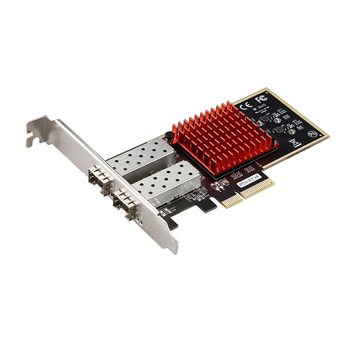 PCIe2.1 X4 Intel 350 Dual Port 1000Mbps Pluošto Serverio Tinklo plokštė Gigabit Intel Desktop SFP Sąsajos Serverio TXA027