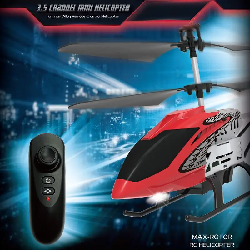 PELĖSIŲ Mini RC Sraigtasparnio Drone 3.5 Kanalo Drop-atsparus LED Nuotolinio Valdymo Orlaiviai