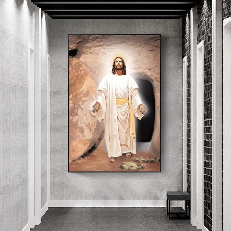 Plakatai ir Spausdina Jėzų Kristų Religinių Žinomų Tapybos ant Drobės Skandinavijos Sienos Meno Nuotrauką Kambarį Namų Dekoro