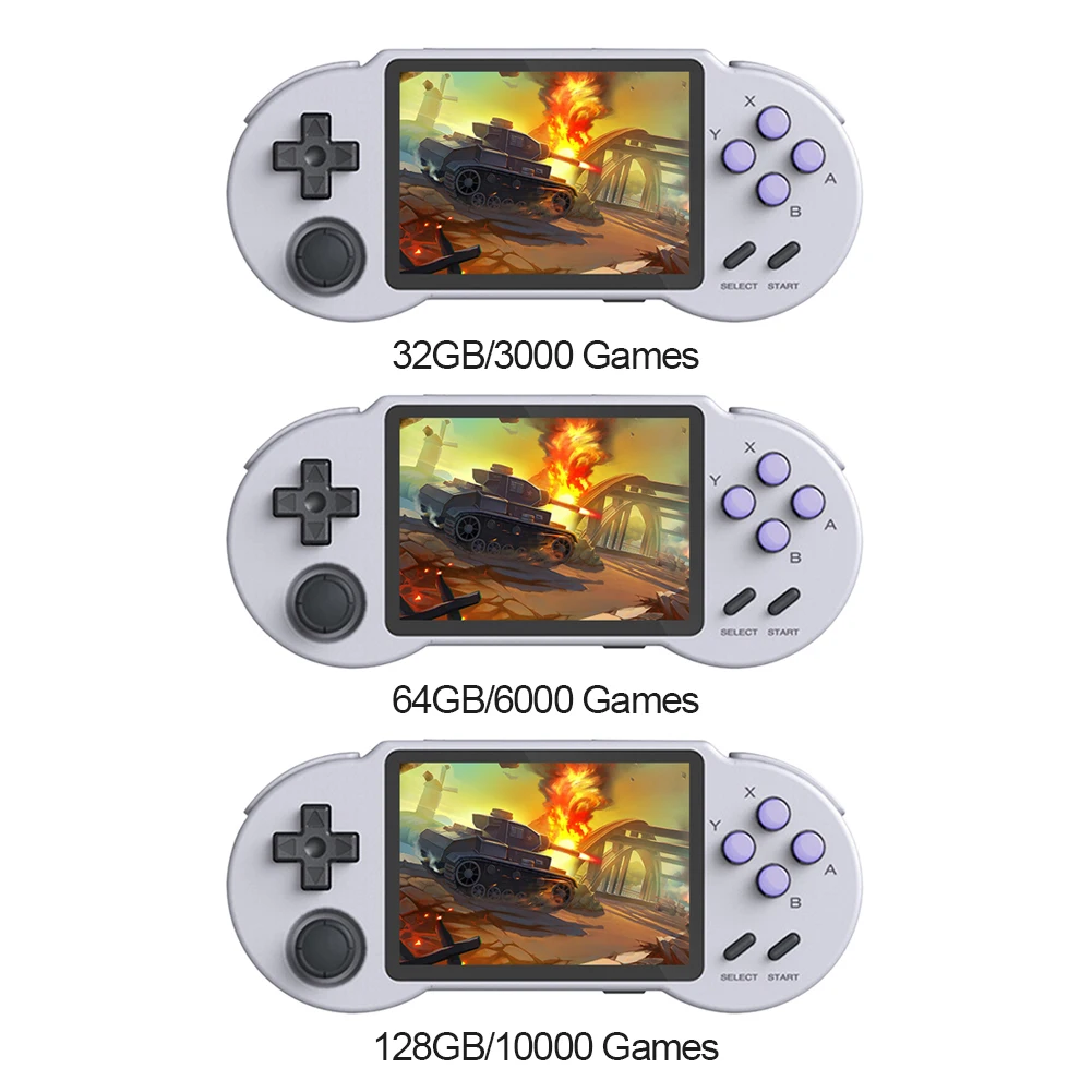 Pocketgo S30 Rankinius Vaizdo Žaidimas Retro Žaidimų Konsolės Įkrovimo 3.5 colių IPS Ekranas, 32GB 64GB 128 GB Vidinė 3000/6000/10000