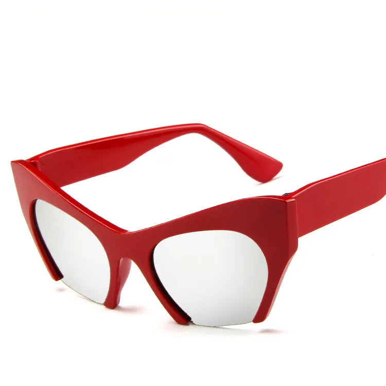 Prabangių Senovinių Cat Eye Akiniai nuo saulės Moterims Prekės ženklo Dizaineris 2021 Karšto Saulės Akiniai Moterų Ponios Eyewears Veidrodis UV400