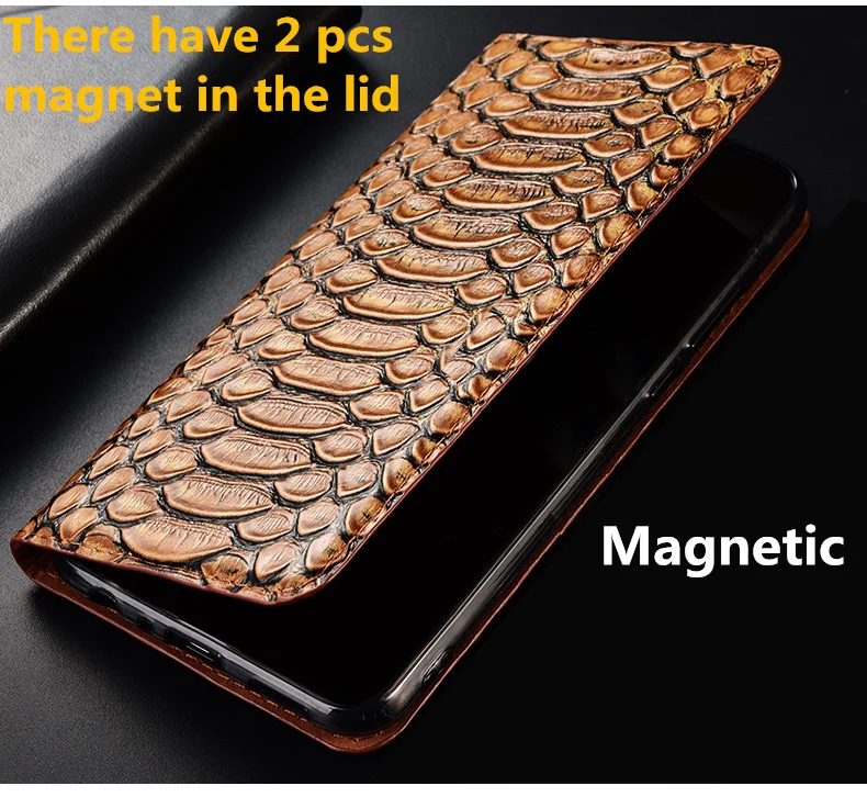 Python natūralios odos magnetinių kortelių lizdas telefono dėklas, skirtas Samsung Galaxy Note, 20 Ultra/Galaxy Note 20/Galaxy Note 20 Plus atvejais