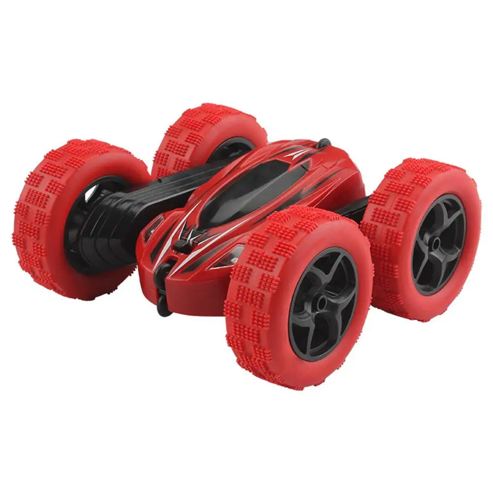 Rc Automobilių Žaislai, 360 Laipsnių Besisukantis Dvipusis RC Kaskadininkų Automobilių Su Šviesa, 1:24 Modeliavimo Žaislas Vaikams
