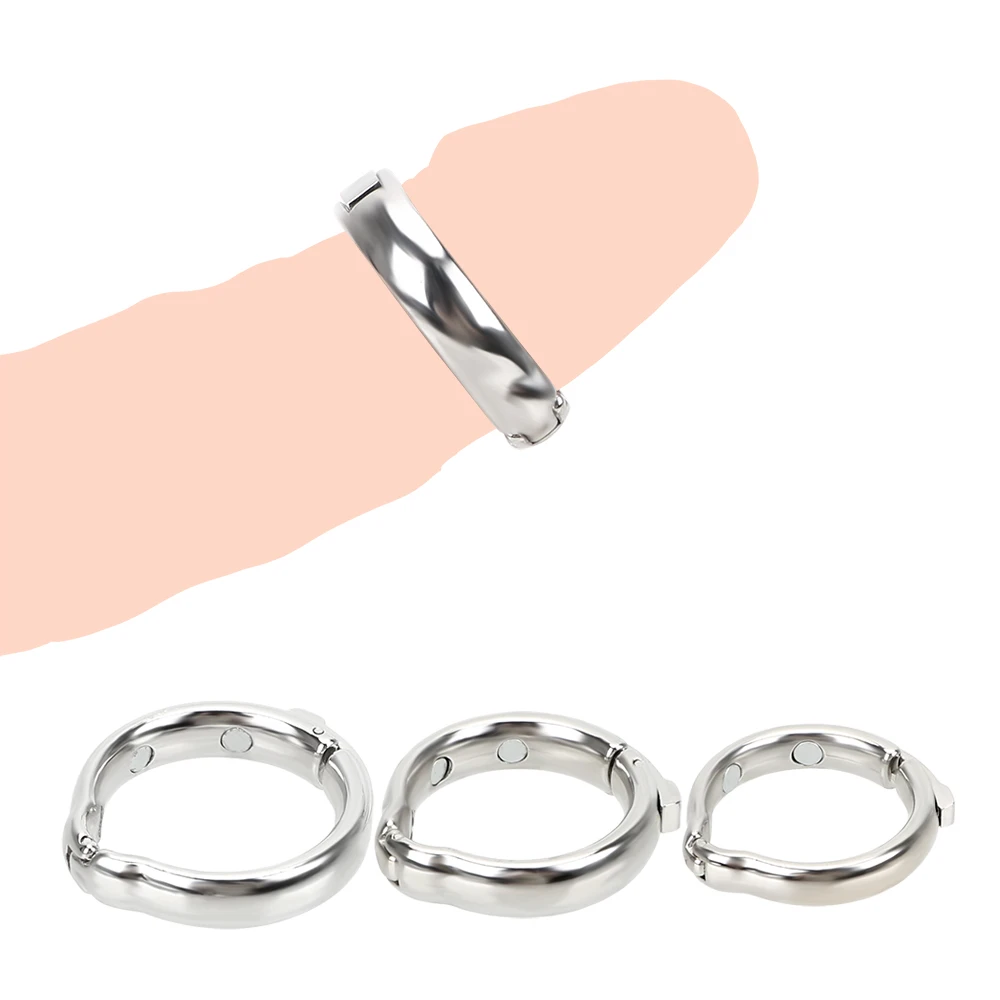 Reguliuojamo Dydžio Apyvarpės Korekcija Varpos Žiedas V Tipo Atidėti Ejakuliacija Metalo Sekso Žaisliukai Vyrams Magnetas Gaidys Žiedas