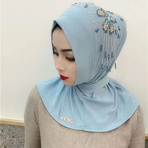 Saudo Merginų Galvos Apdangalai, Momentiniai Bžūp Wrap Hijabs Vestuvių Nuotakos Hijabi