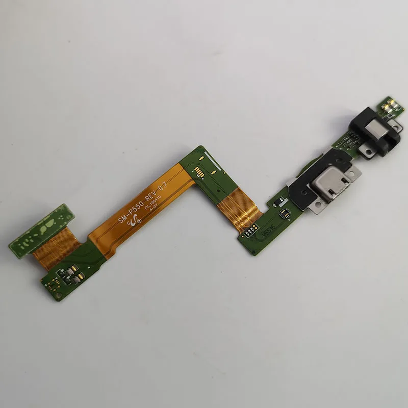 SM-P550 REV 0.7 USB Įkrovimas, Doko Jungtis baterijos Uosto Flex Kabelis Ausinių Lizdas Samsung 