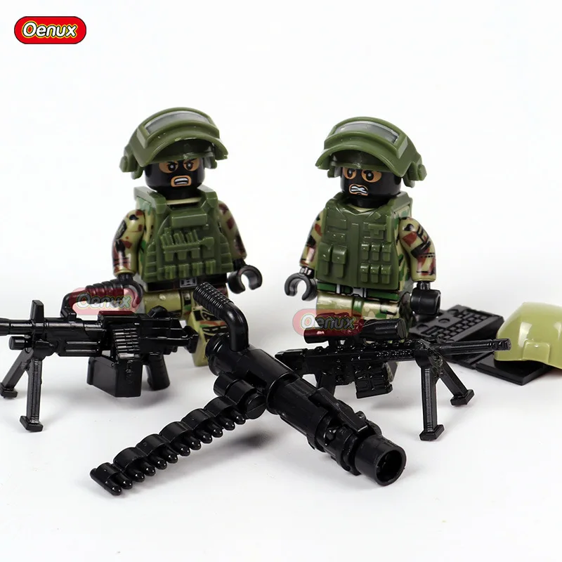 TBS41-46 Alfa Jėga, kad rusijos Karinės Minifigure Statyba Blokai, Surenkamos Vaikų Žaislai
