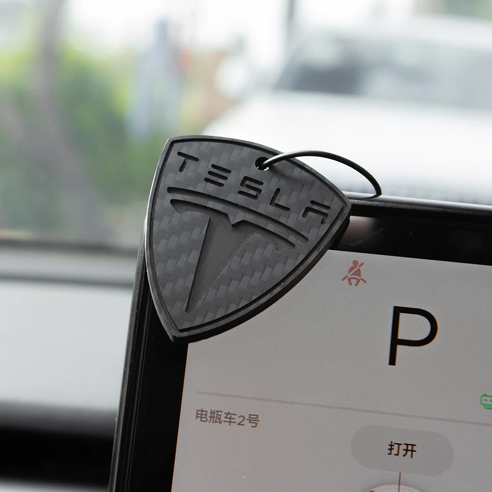 TEY Model3 Automobilio Nekilnojamojo Anglies Pluošto Skulptūra Raktų Žiedas Klavišą Grandinės Tesla Model 3 2021 Priedai Papuošti Modelis y x s Naujas