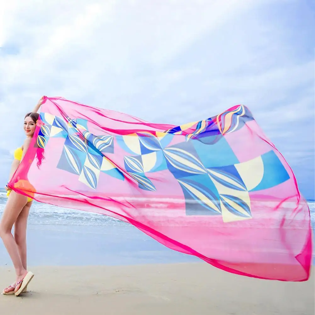 Vasarą Karšta, Pardavimas Super Didelis Pareo Šilko Skara Paplūdimio Sarongas Šifono Suknelė Paplūdimio Bikini Padengti Iki Apvyniokite Šaliku Saulės Paplūdimio
