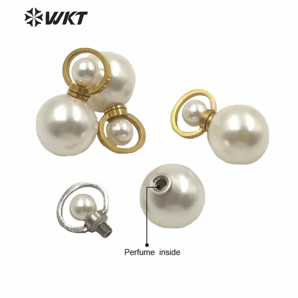 WT-JP222 Unikalūs Papuošalai Pakabukas Kvepalų Buteliuko Formos Perlų Pakabukas Aukštos Kokybės Baltas Perlas Pakabukas Kinija Dizainas